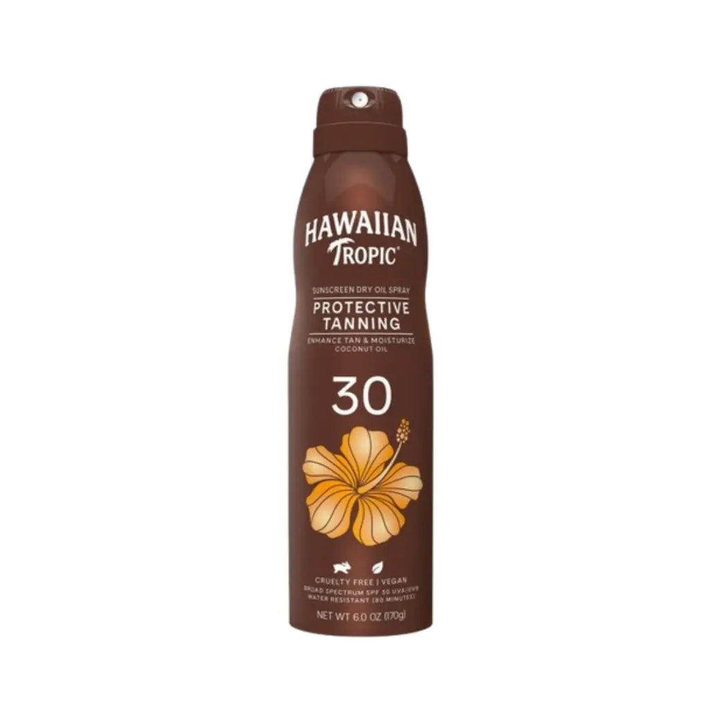 Hawaiian Tropic Protective Tanning Sunscreen Dry Oil Spray SPF30 170G