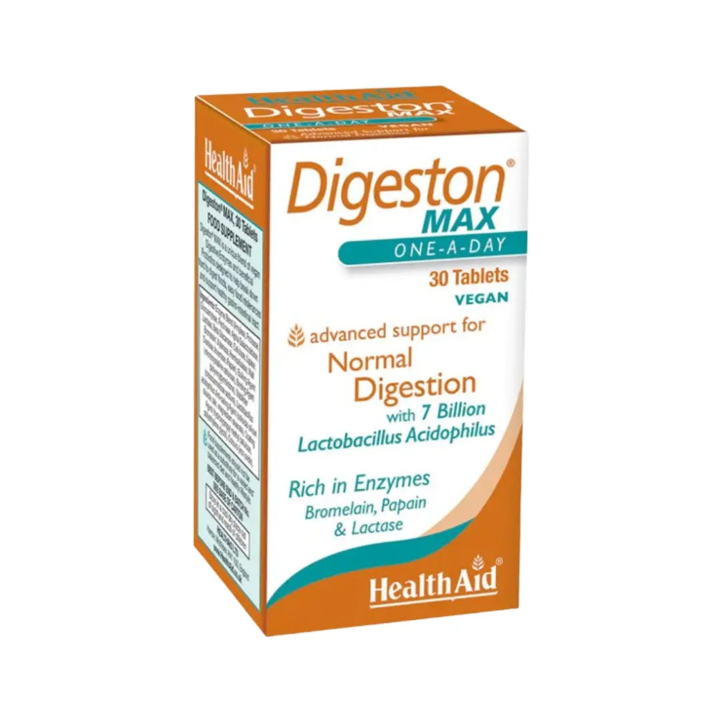 HealthAid Digestion Max One-A-Day Tablets 30s | Daily Digestive Support Supplement
