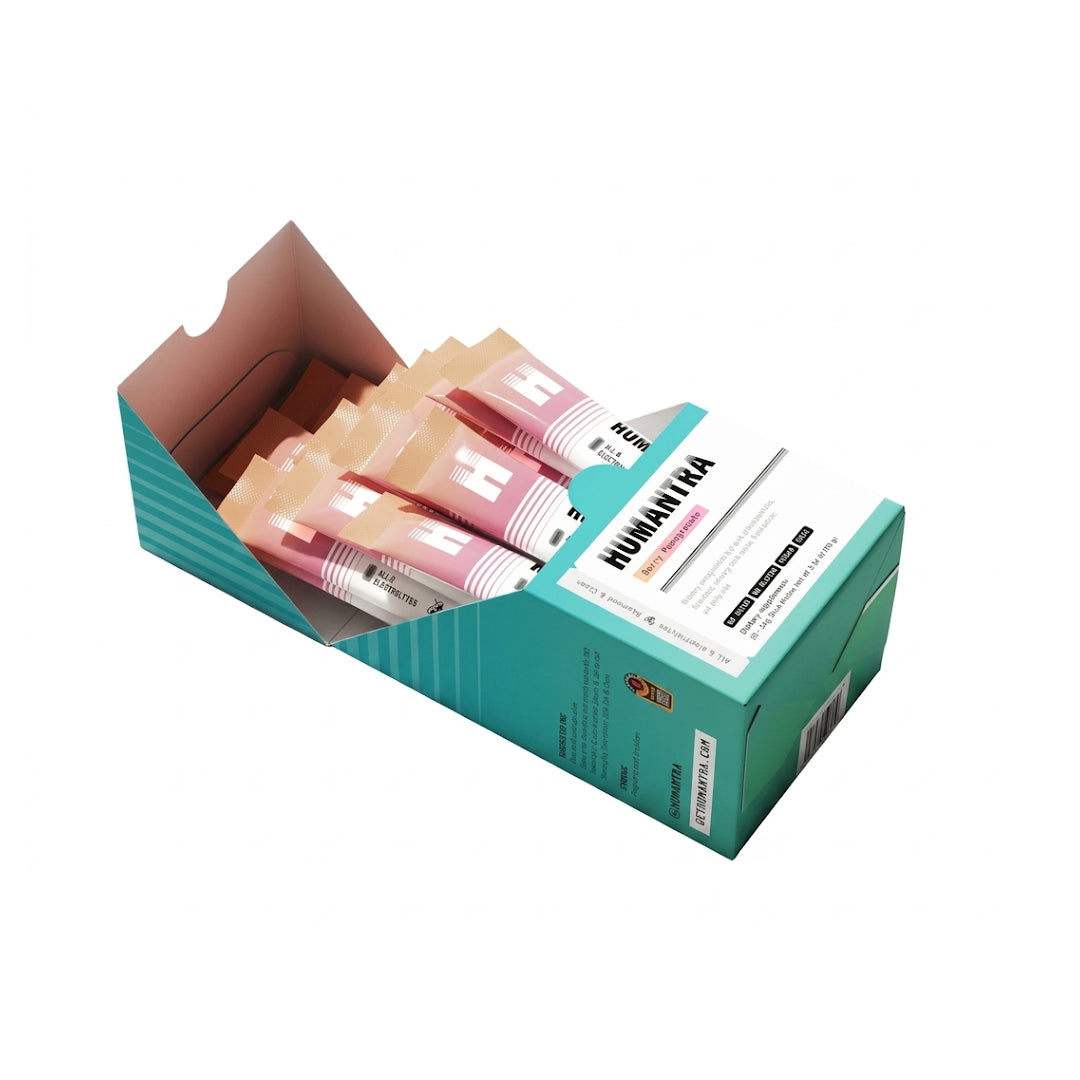 Humantra Hydration Packets Berry Pomegranate Flavor Sachet 20s