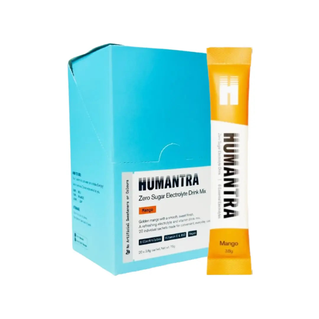 Humantra Hydration Packets Mango Flavor 20 Sachets | Electrolyte Hydration Drink Mix