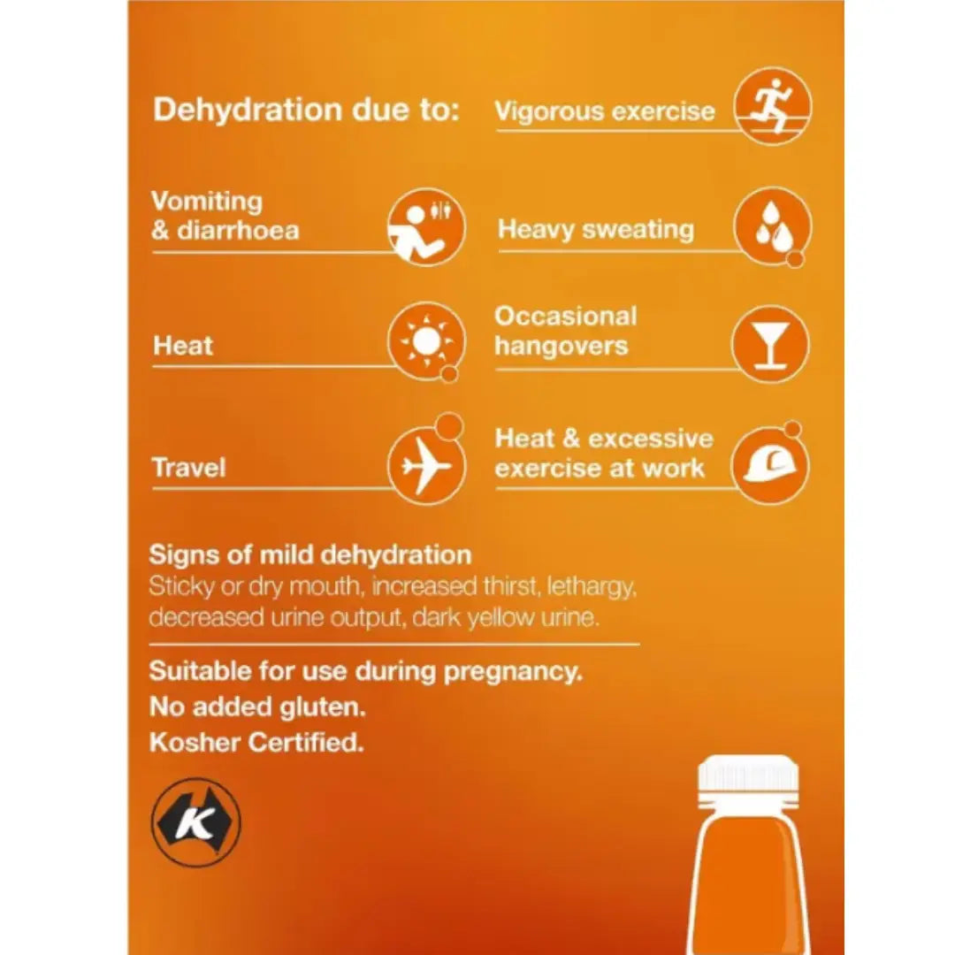 Hydralyte Ready To Drink Orange Electrolyte Solution 250ml