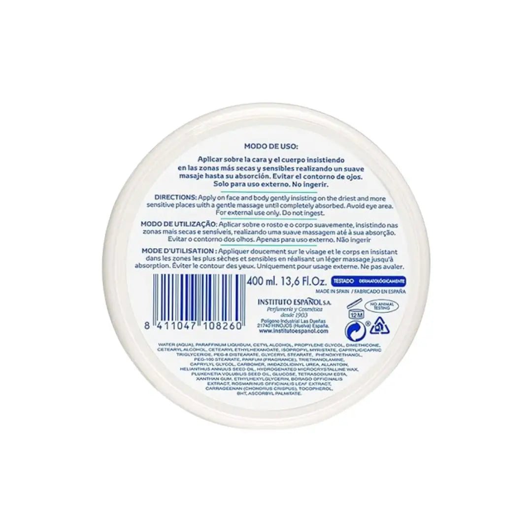 INSTITUTO ESPANOL Atopic Skin Deep Care Cream 50ml/400ml