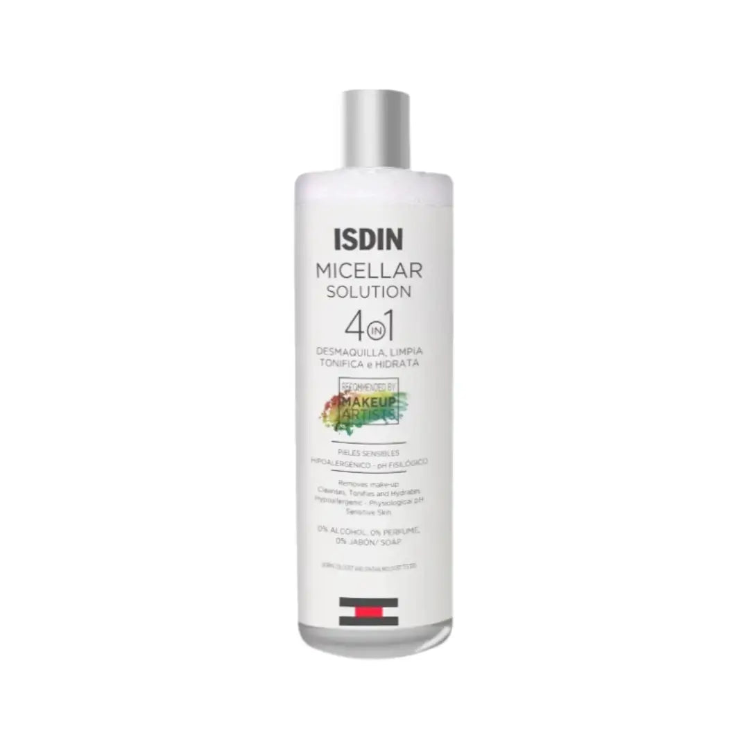ISDIN Micellar Solution 400ml Gentle Makeup Remover & Facial Cleanser for All Skin Types