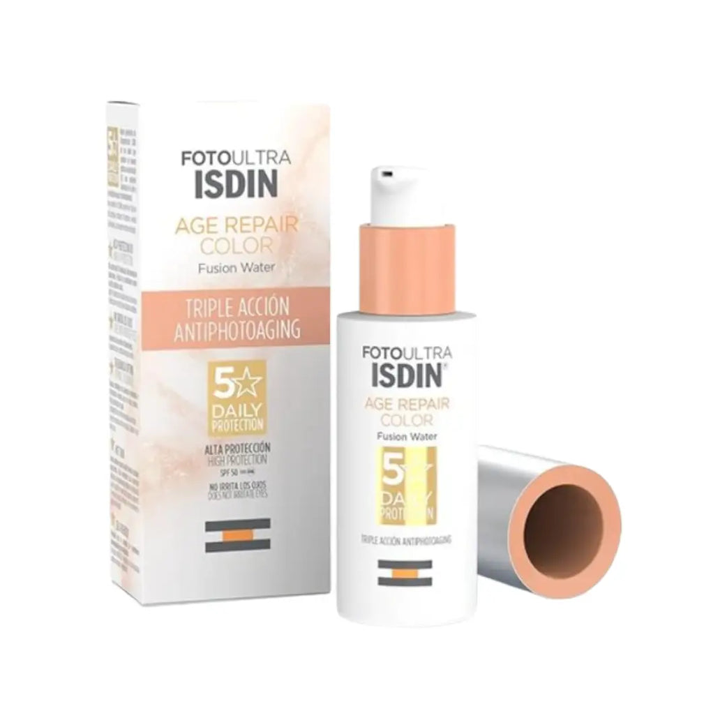 ISDIN FotoUltra Age Repair Color Fusion Water SPF 50 Facial Sunscreen 50 ml