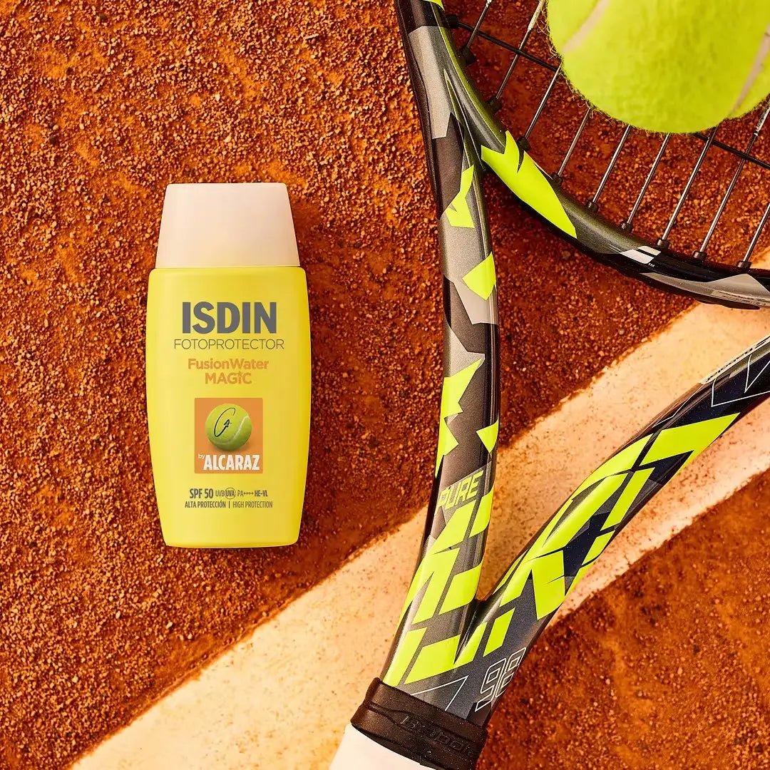 ISDIN Fotoprotector Fusion Water Magic Alcaraz SPF50+ 50ml + Free Tennis ball from Carlos Alcaraz