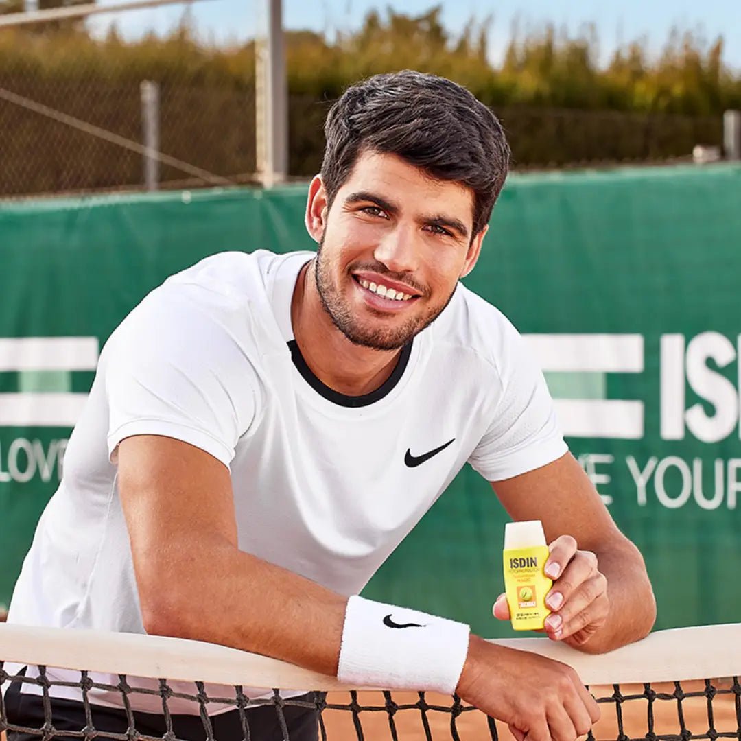 ISDIN Fotoprotector Fusion Water Magic Alcaraz SPF50+ 50ml + Free Tennis ball from Carlos Alcaraz