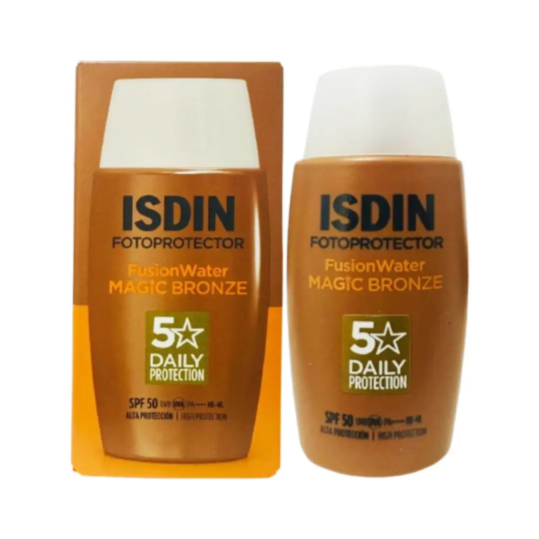 ISDIN Fotoprotector Fusion Water Magic Bronze SPF 50 Tinted Facial Sunscreen 50 ml