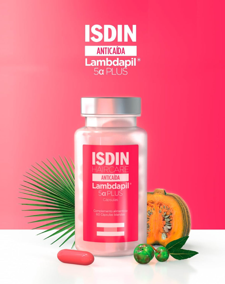 ISDIN Haircare Lambdapil 5 Alfa Plus Capsules 60s Pack of 2