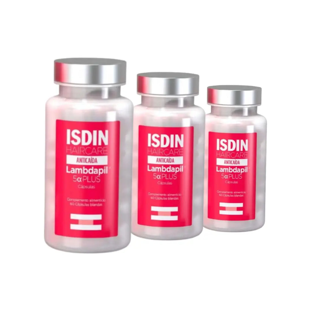 ISDIN Haircare Lambdapil 5 Alfa Plus Capsules 60s | Hair Growth & Hair Loss Support Supplement