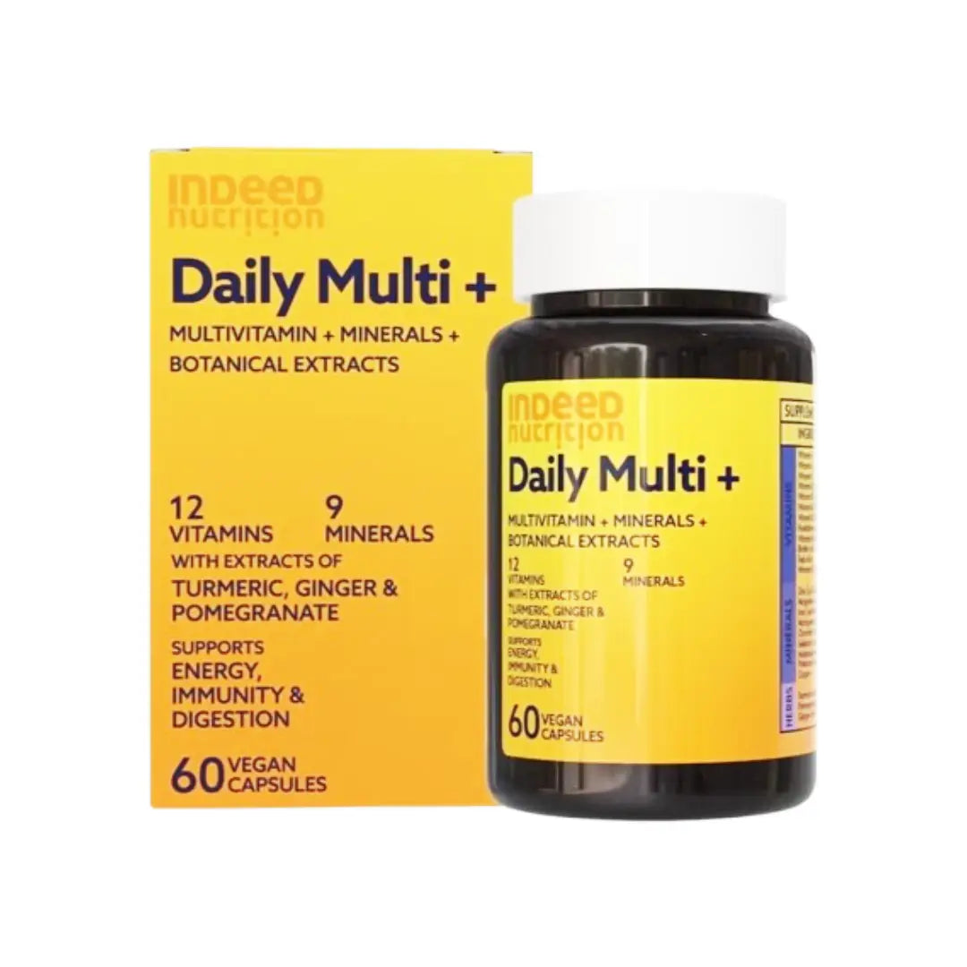 Indeed Nutrition Daily Multi+ Capsules 60s | Complete Multivitamin & Mineral Supplement for Daily Wellness