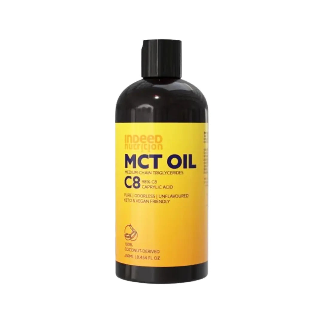 Indeed Nutrition MCT Oil 250ml | Medium Chain Triglycerides for Energy & Keto Support