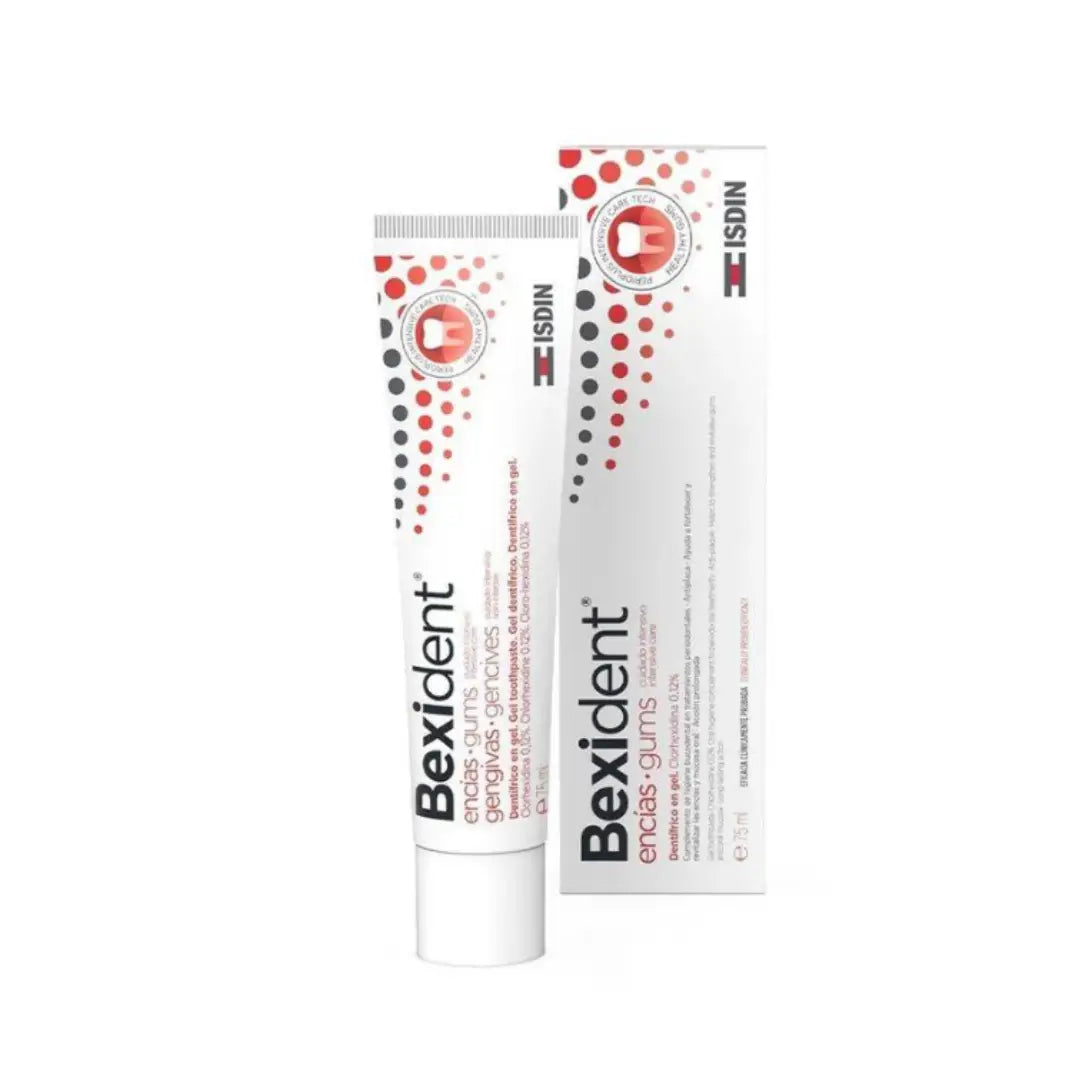 ISDIN Bexident Gums Intensive Care Toothpaste 75ml – Gum Care Formula with Antibacterial Action
