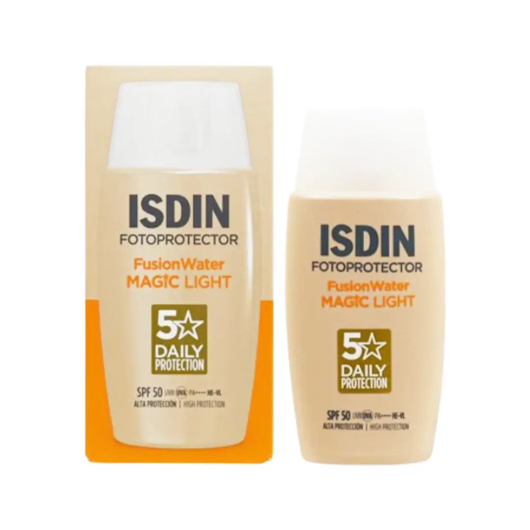 ISDIN Fotoprotector Fusion Water Magic Light SPF 50 Facial Sunscreen 50 ml