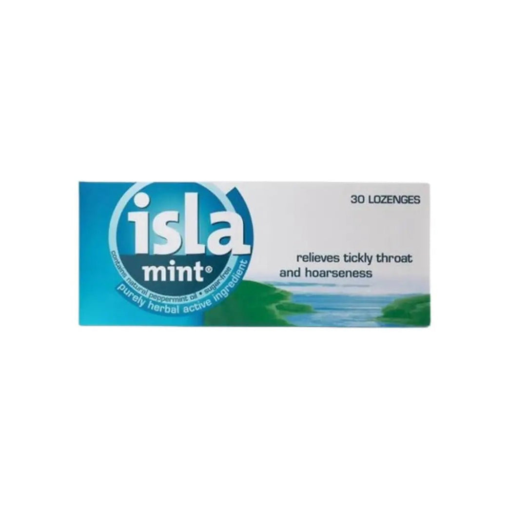 Isla Mint Lozenges 30s – soothing throat lozenges with refreshing mint flavor
