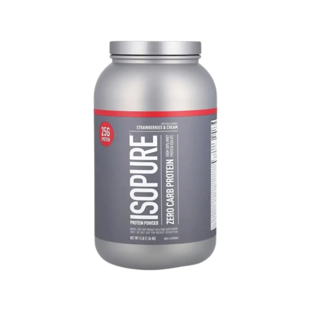 ISOPURE Zero Carb Protein 3LB Strawberries & Cream Serv 44