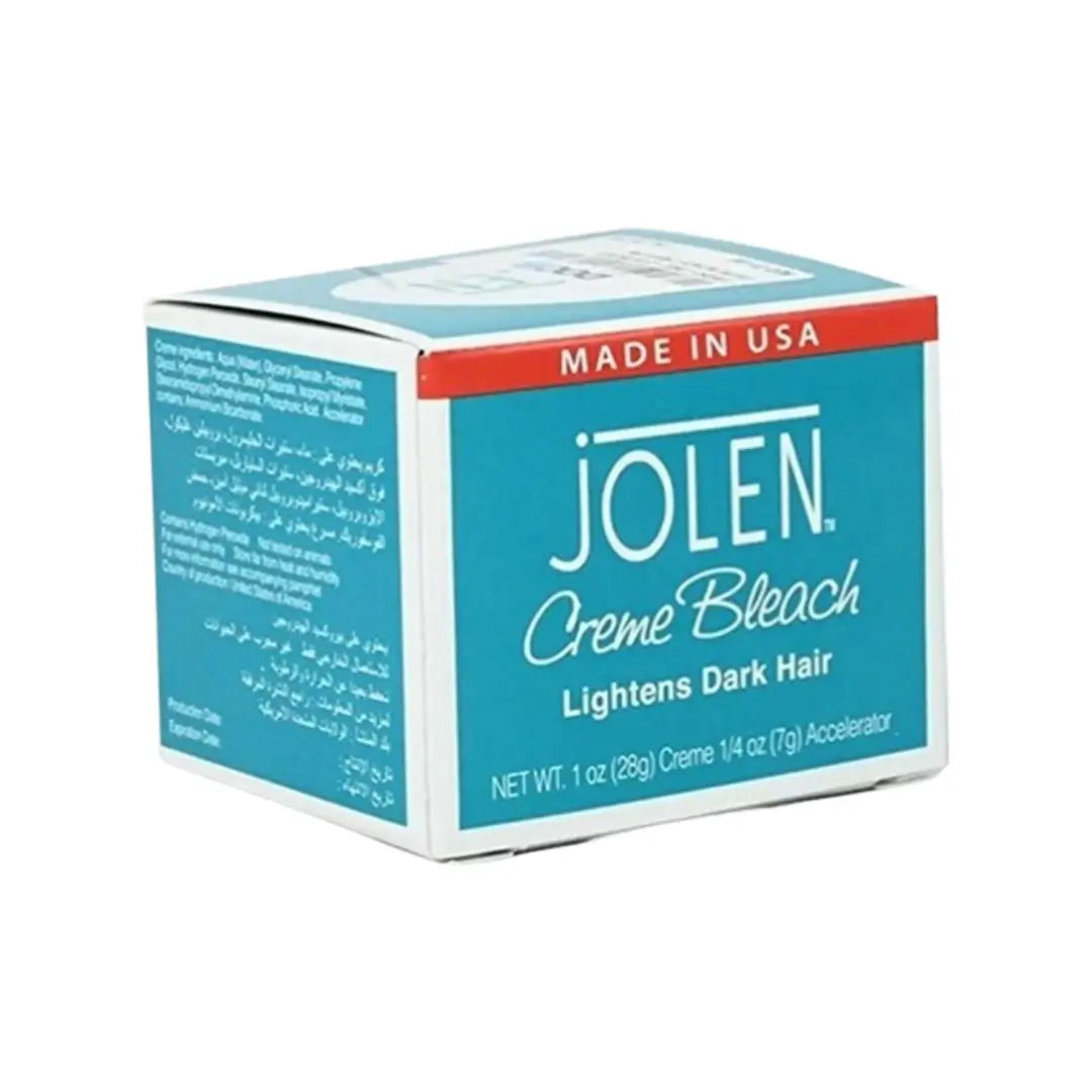 Jolen Creme Bleach 28g | Facial Hair Bleach Cream | Skin Brightening & Face Bleaching for All Skin Types