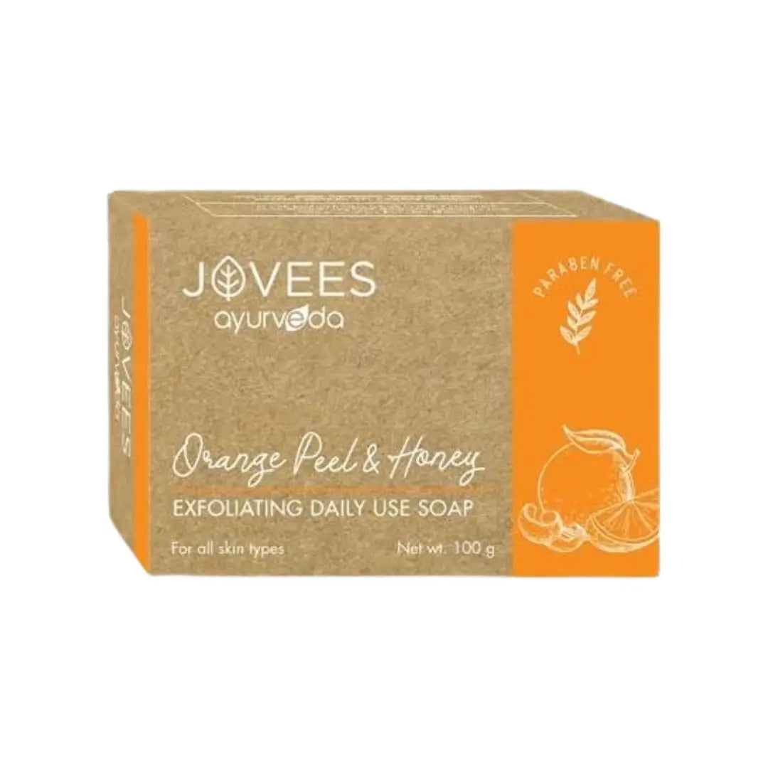Jovees Ayurveda Basil & Turmeric Antibacterial Soap 100g | Herbal Bath Soap for Deep Cleansing & Fresh Skin