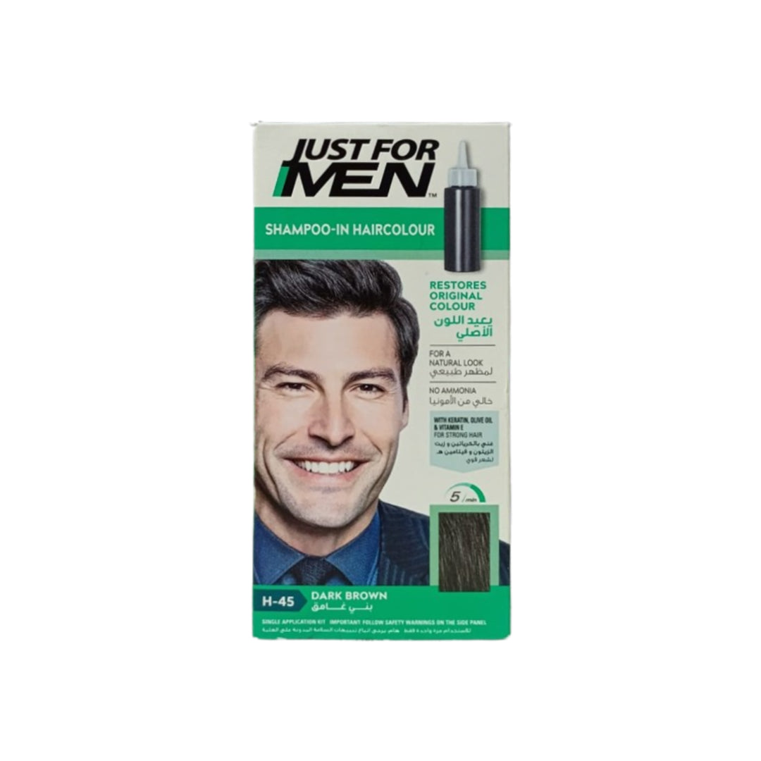 Just For Men Shampoo-In Hair Colour Dark Brown H-45