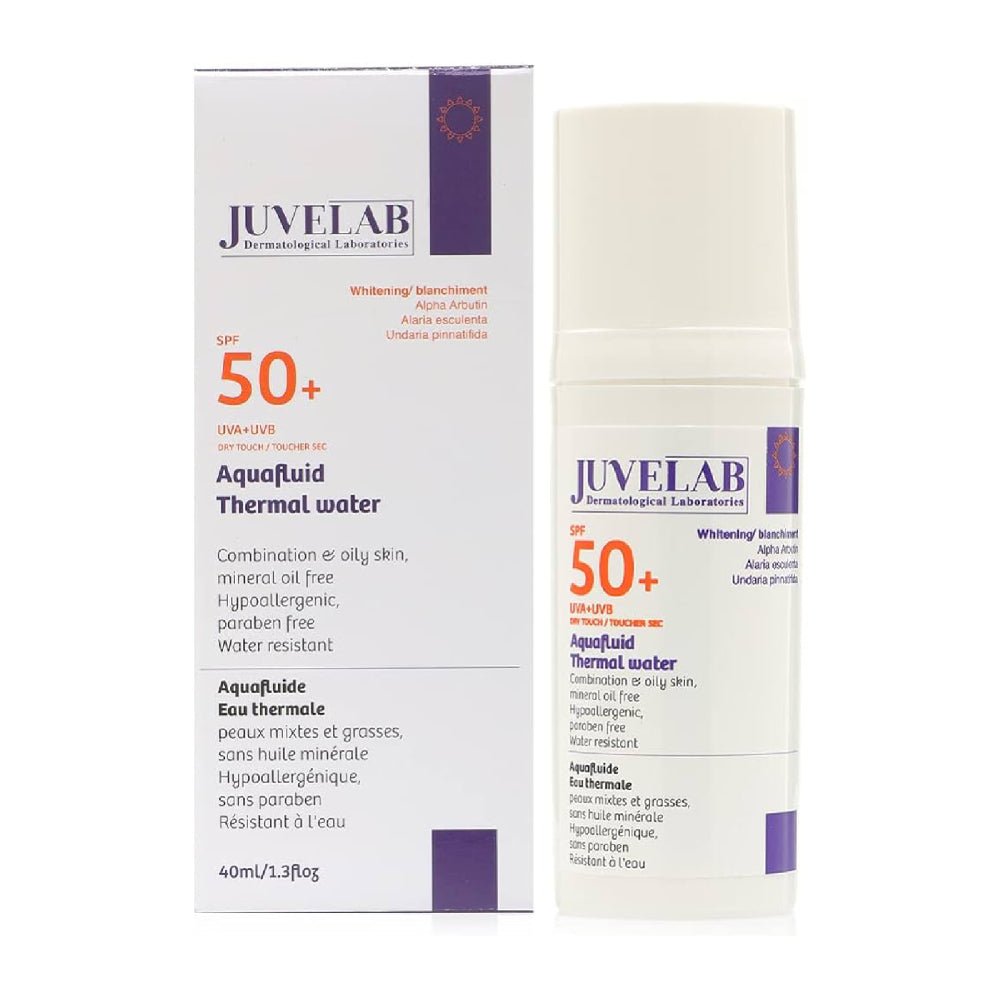 JUVELAB SPF50+ WHITENING AQUAFLUID THERMAL WATER 40ML