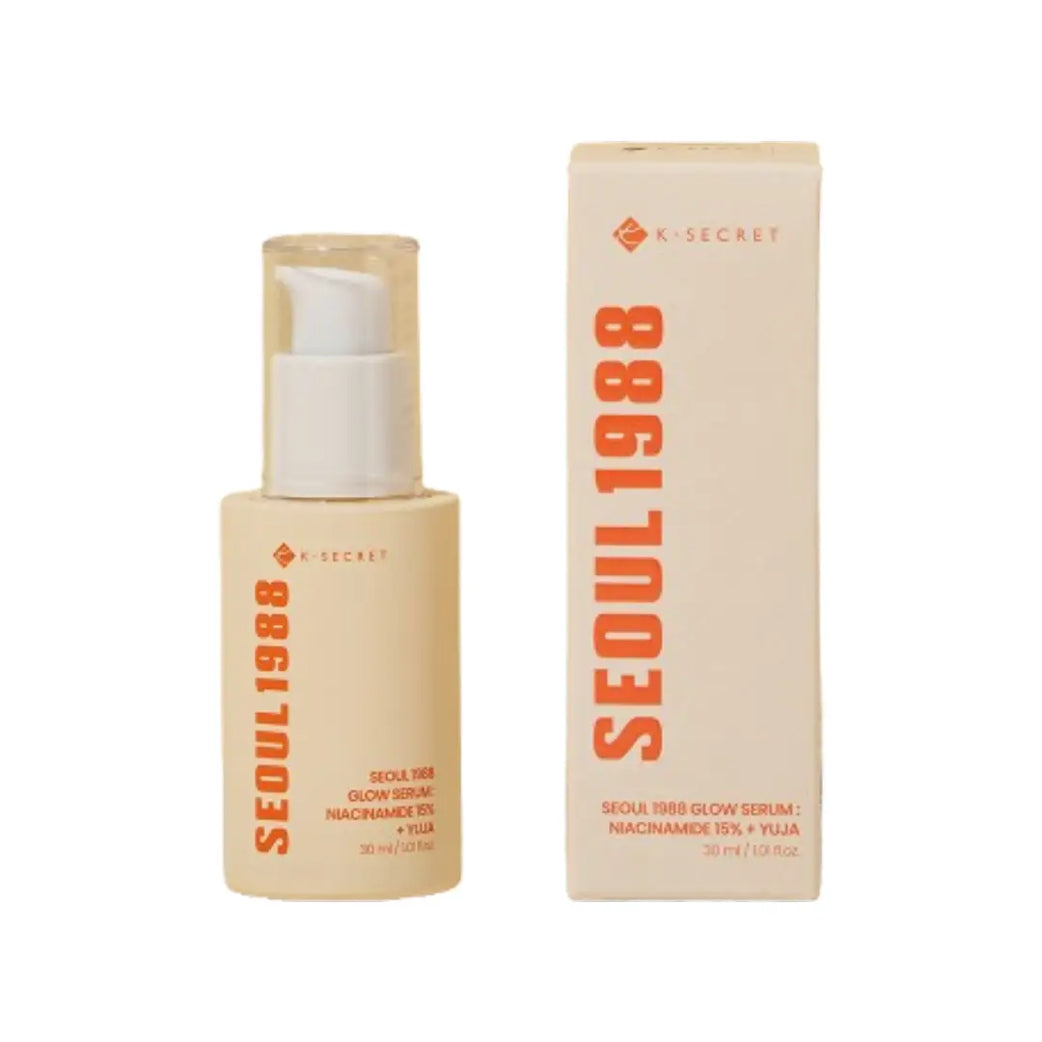 K-Secret Seoul 1988 Glow Serum 30ml with 15% niacinamide and yuja extract