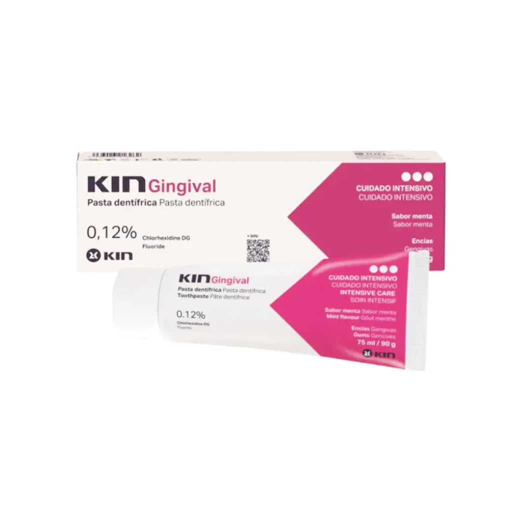 KIN Gingival Intensive Care Toothpaste 75ml – Daily Fluoride Toothpaste for Gum Care & Fresh Breath