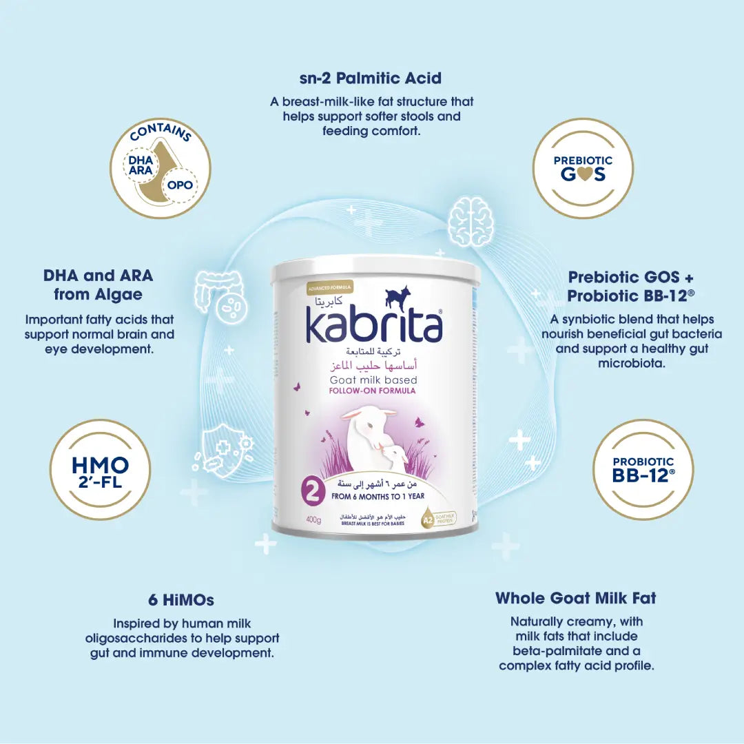 Kabrita Stage 2 Goat Milk Based Follow-on Formula 800g - No Palm oil