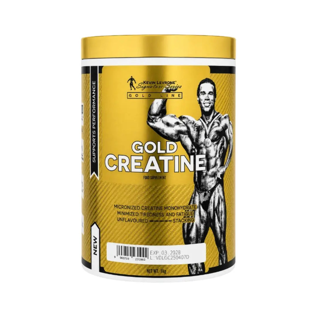 Kevin Levrone Gold Creatine Unflavoured 1kg (200 Servings) – Pure Creatine Monohydrate Powder for Strength, Performance & Muscle Support