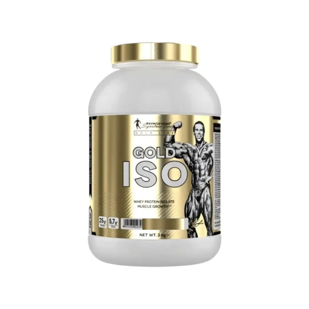Kevin Levrone Gold ISO Whey Protein 2kg Vanilla Flavor | 66 Servings Whey Isolate for Muscle Recovery