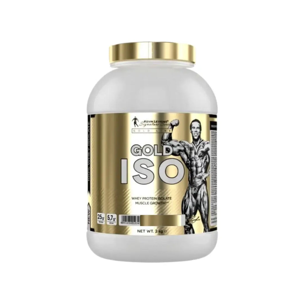 Kevin Levrone Gold ISO Whey Protein 2kg Vanilla Flavor | 66 Servings Whey Isolate for Muscle Recovery