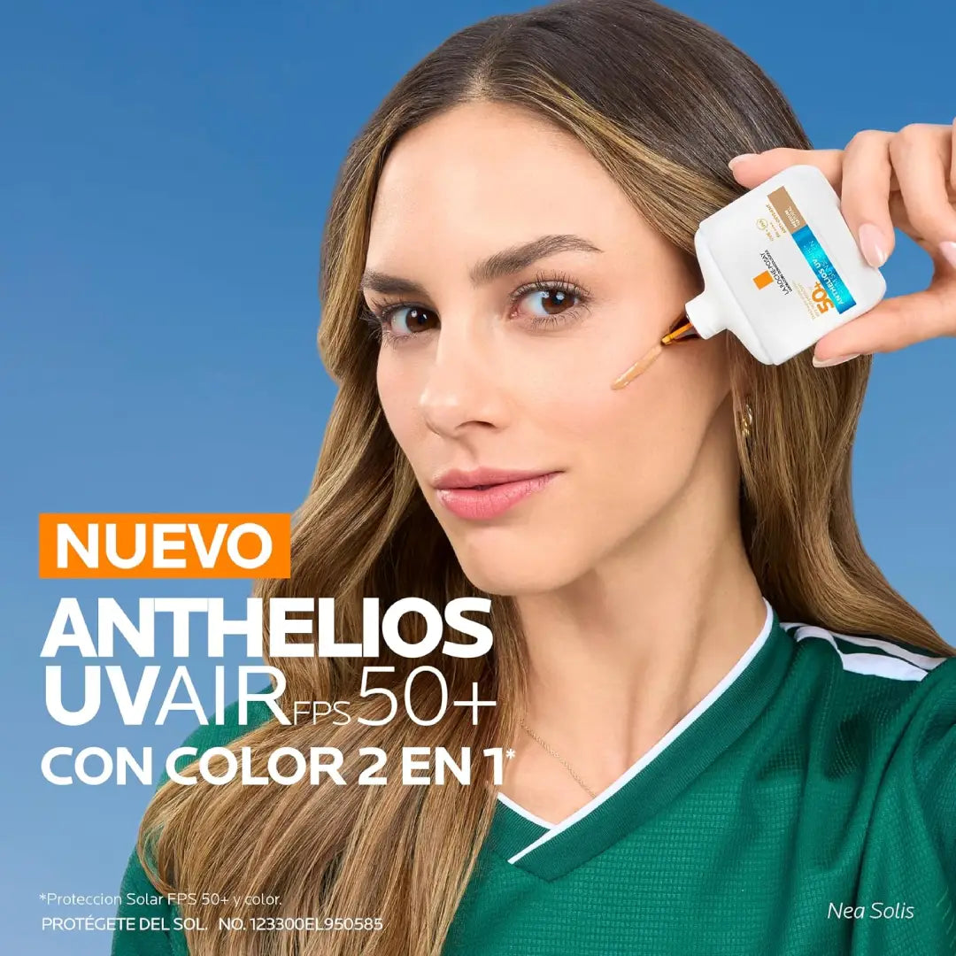 La Roche-Posay Anthelios UVAIR Serum Sunscreen SPF50+ Light 50ml – Tinted Face Sunscreen