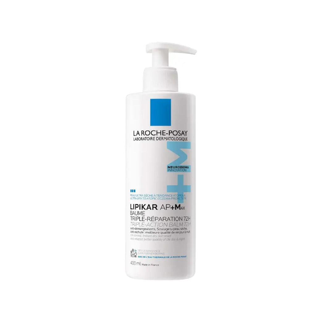La Roche-Posay Lipikar Baume AP+M 400ml – Triple-Action Moisturizing Balm for Dry, Sensitive & Eczema-Prone Skin