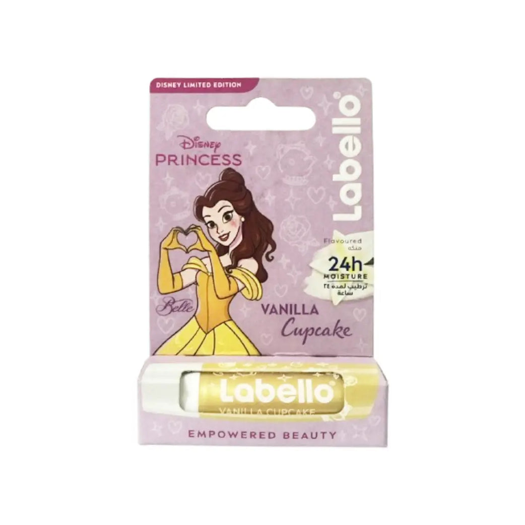 Labello Disney Princess Lip Balm Vanilla Cupcake 4.8g – Moisturizing Lip Care