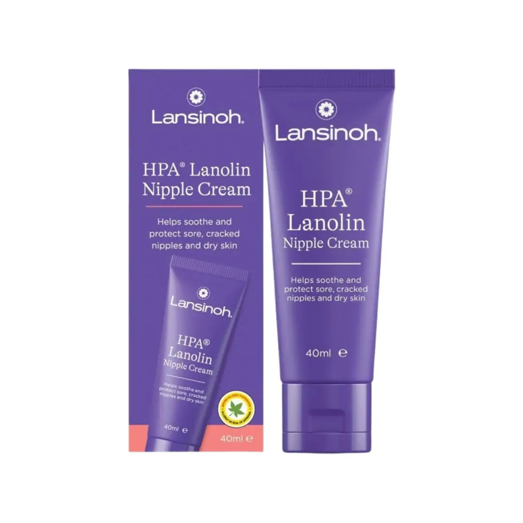 Lansinoh HPA Lanolin Nipple Cream 40ml – Breastfeeding Nipple Care Cream for Soothing, Protecting & Moisturizing Dry Skin
