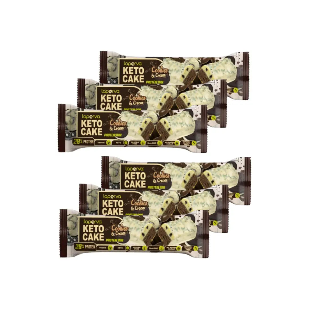 Laperva Keto Cake Protein Bar 60g Cookies and Cream