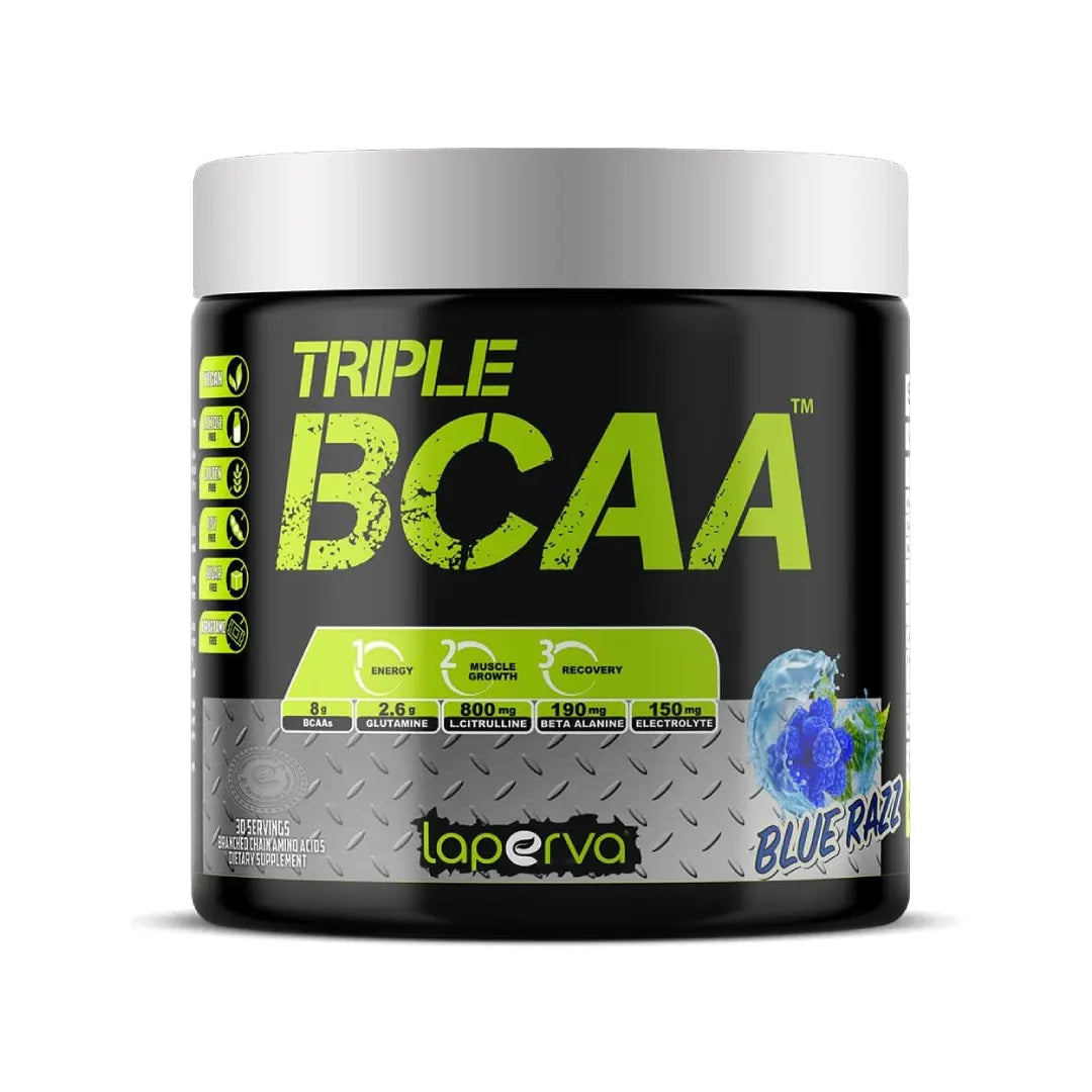 Laperva Triple BCAA Powder Blue Razz Flavour 420g Serv 30