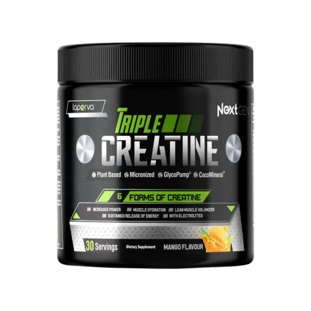Laperva Triple Creatine 270g Mango – Advanced Creatine Powder 30 Servings