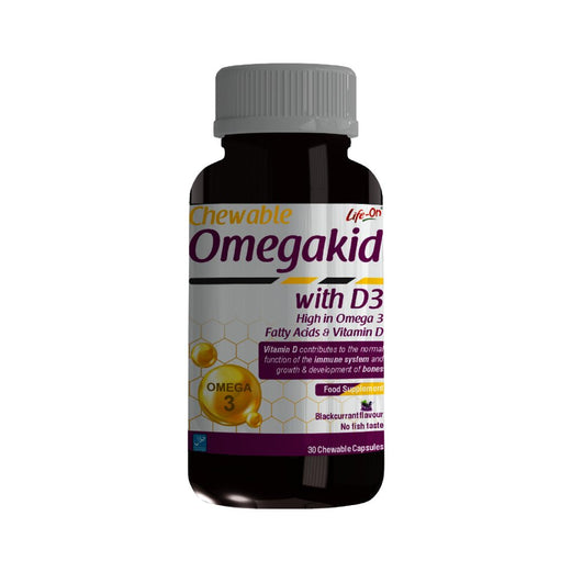 كبسولات لايف اون اوميجاكيد القابلة للمضغ - 30 كبسولة