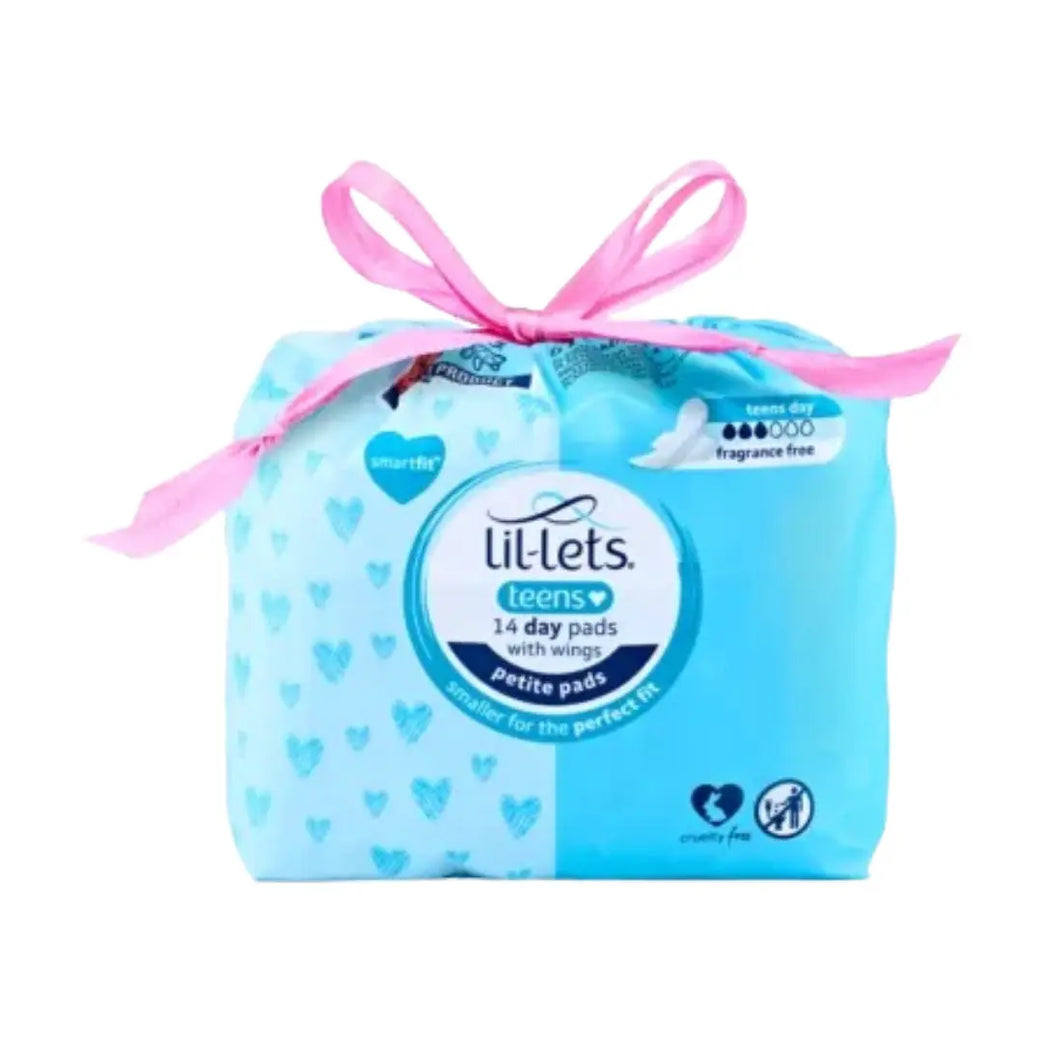 Lil-Lets Teens SmartFit Day Pads with Wings 14s | Teen Sanitary Pads for Daytime Protection