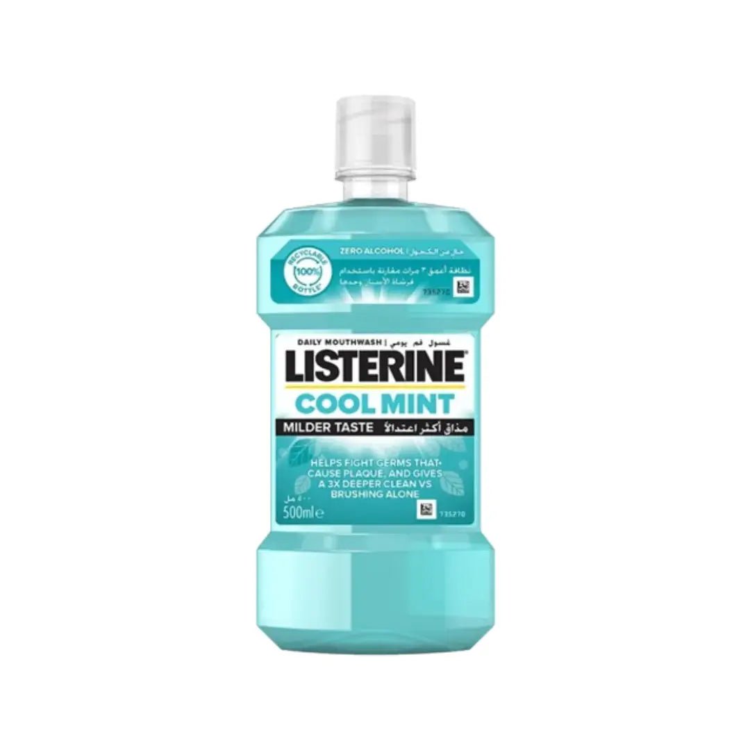 Listerine Cool Mint Milder Taste Mouthwash 500ML