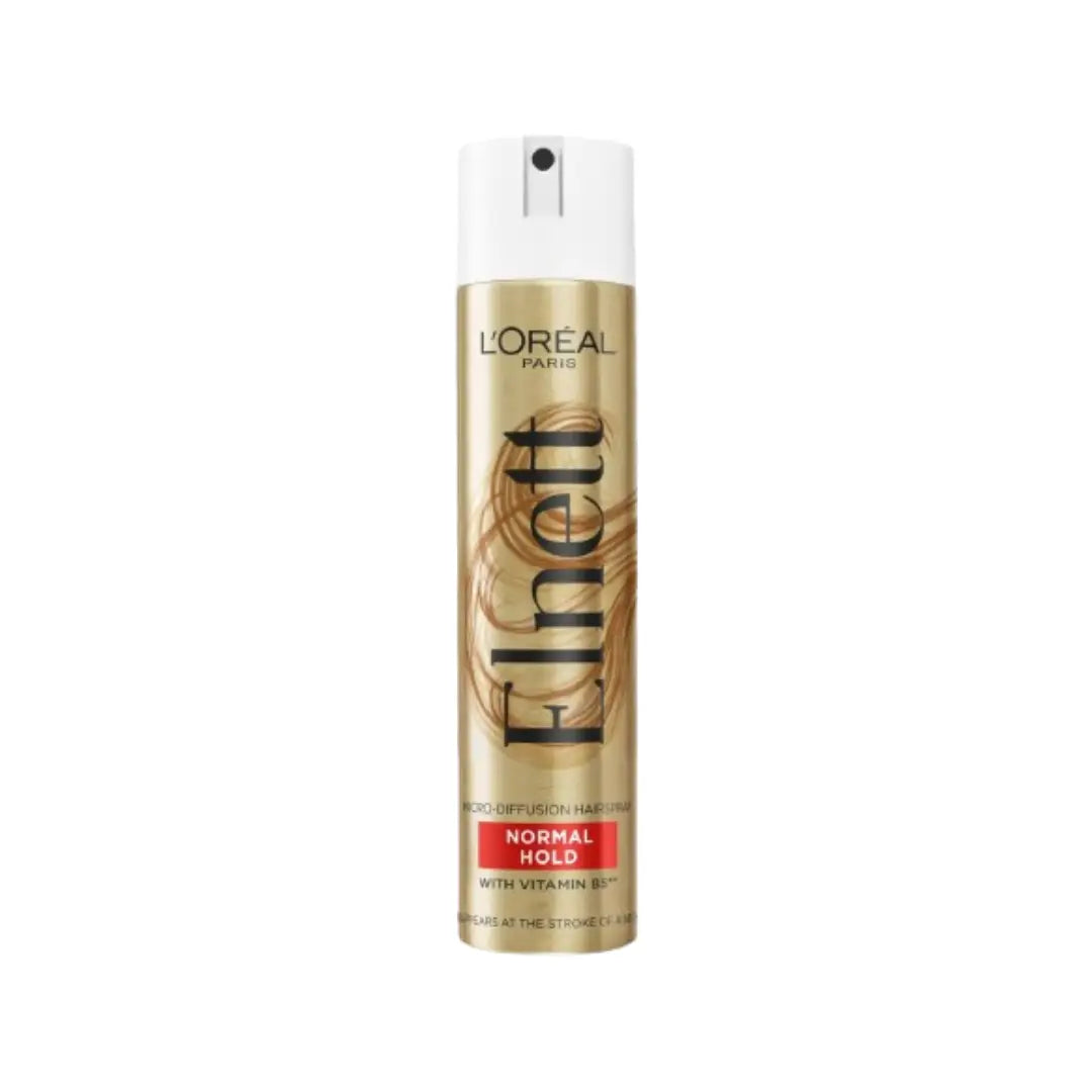 L’Oréal Paris Elnett Normal Hold Hairspray 200ml – Lightweight Hair Styling Spray with Natural Finish