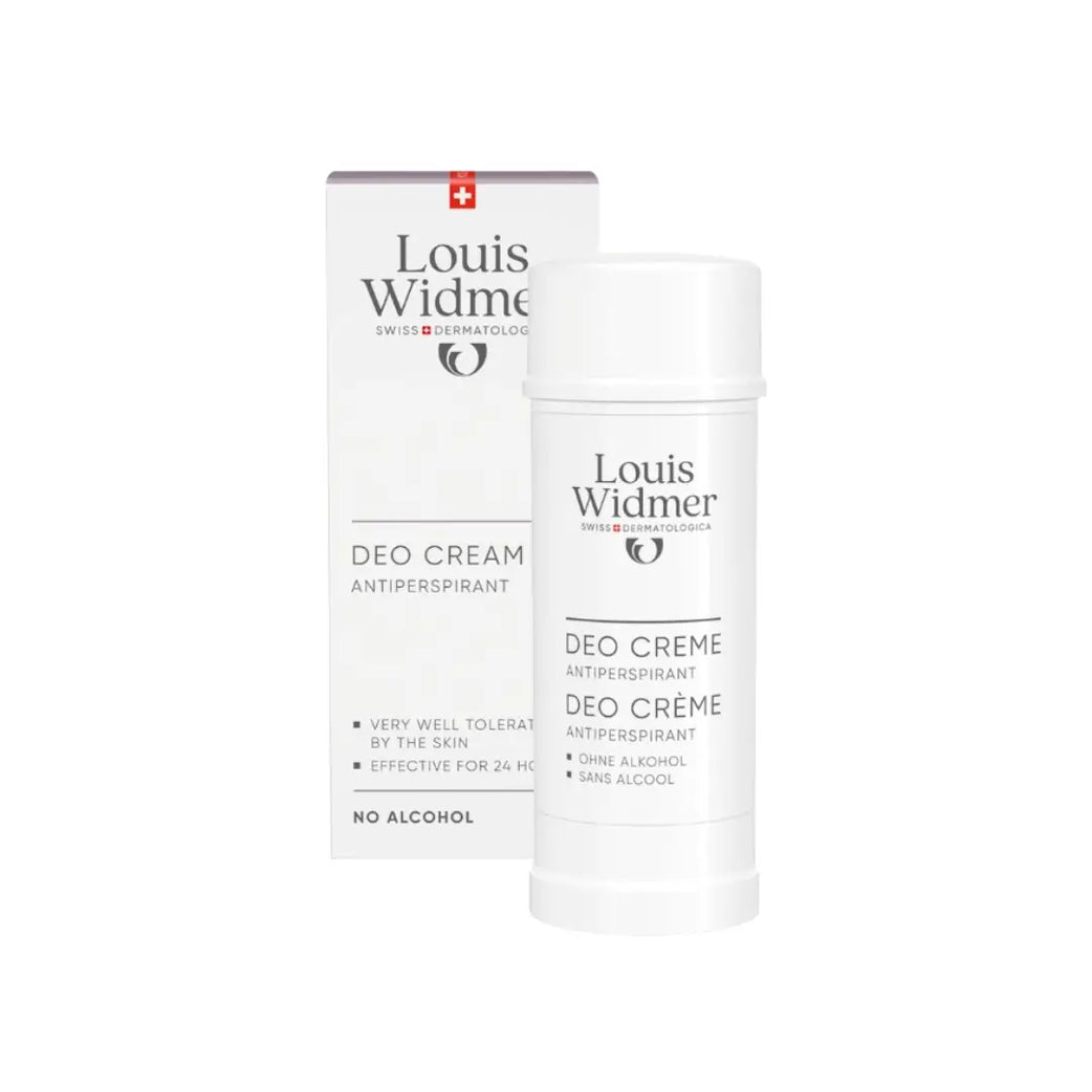 Fragrance-free Louis Widmer Deo Cream 40ml for sensitive skin