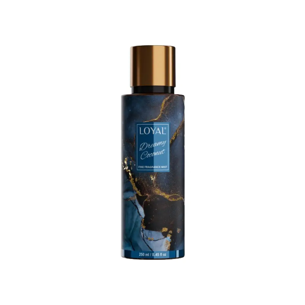 Loyal Dreamy Coconut Mist 250ml fragrance mist bottle