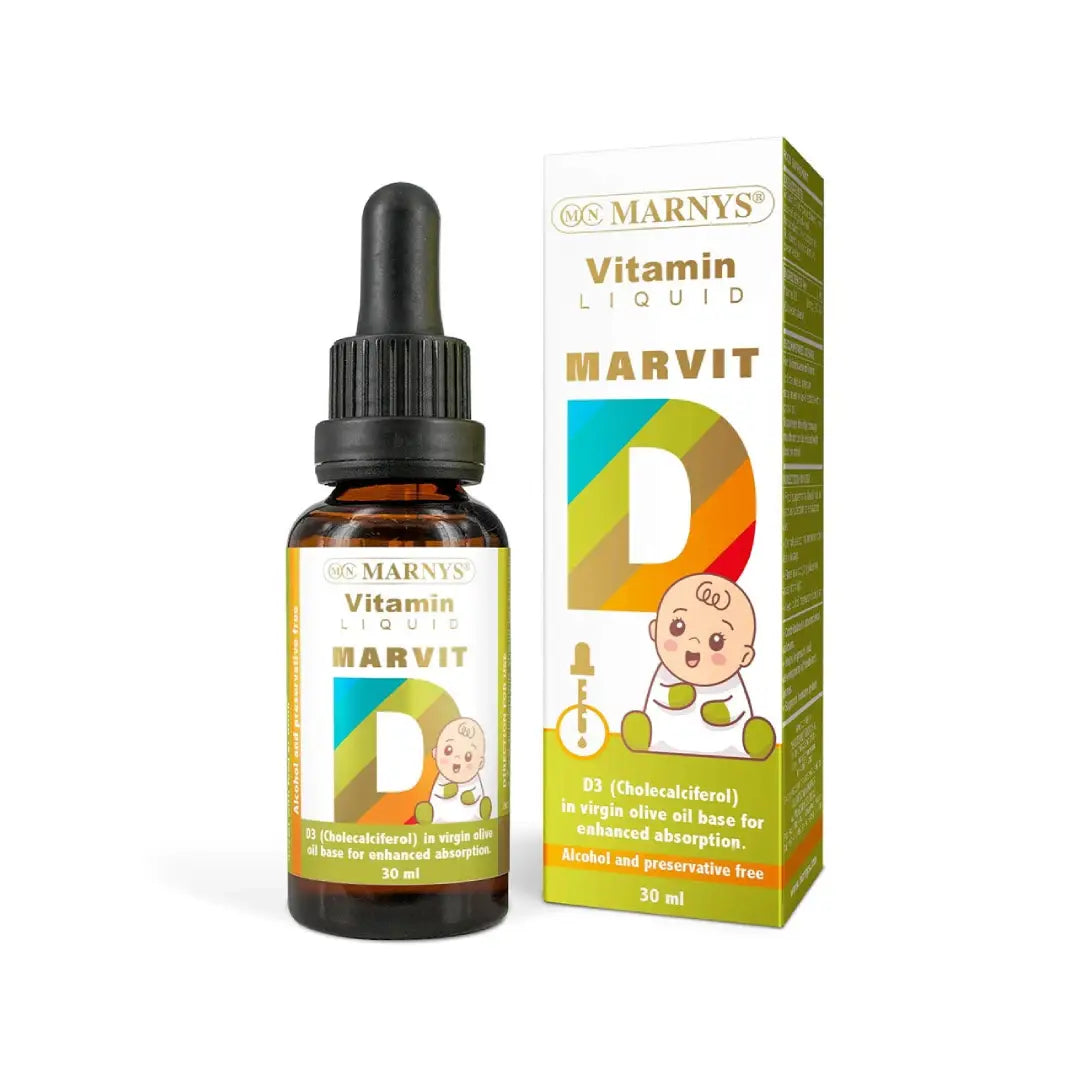 MARNYS Marvit D Vitamin D Liquid 30ml – Vitamin D3 Supplement
