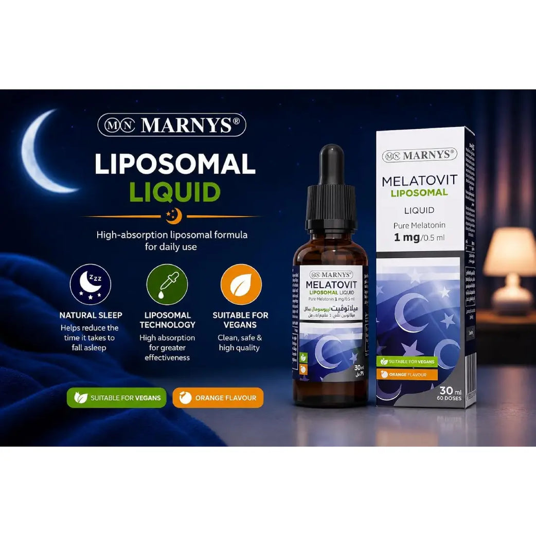 MARNYS Melatovit Liposomal Liquid 30ml – Melatonin 1mg 60 Doses