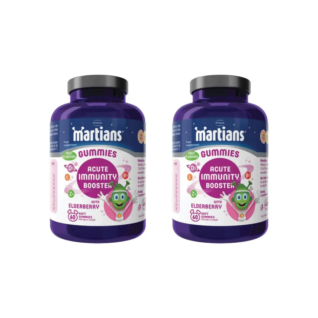 Martians Gummies Acute Immunity Booster with Elderberry 60s 1+1