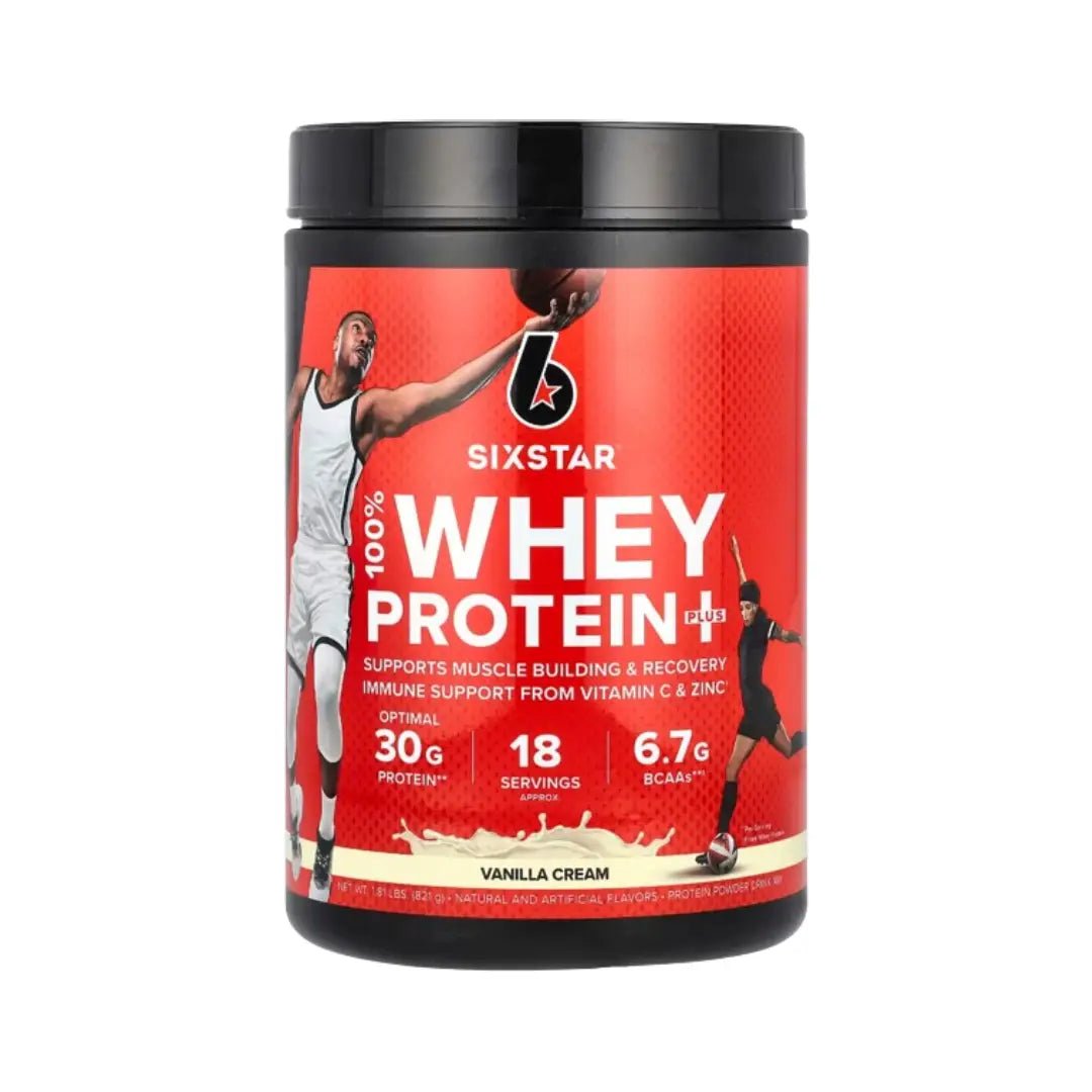 SIXSTAR WHEY PROTIEN PLUS VAILLA CREAM 1.81LB