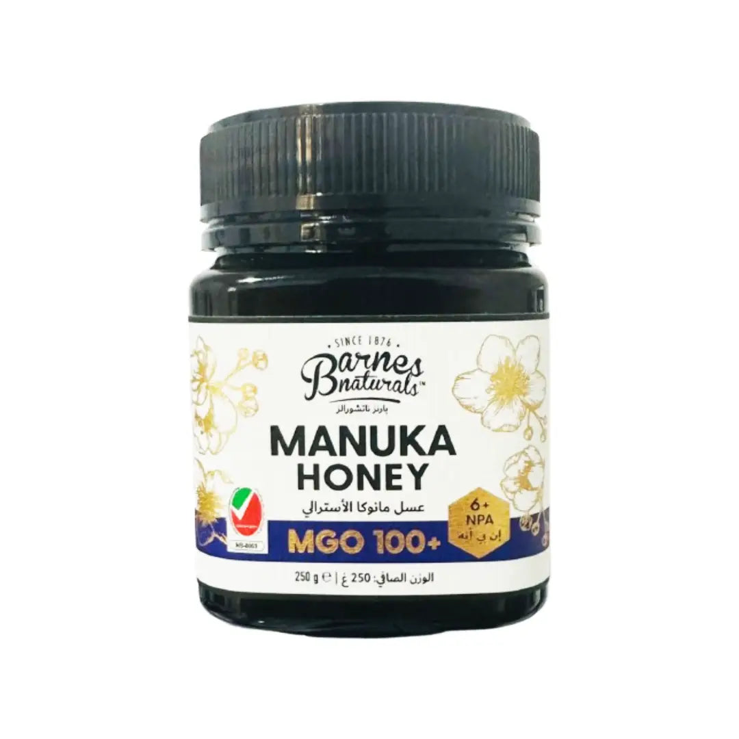 Barnes Naturals Australian Manuka Honey MGO 100+ / NPA 6+ 250G