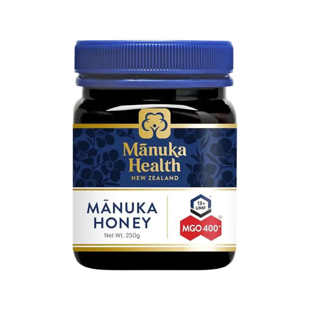 Manuka Health Manuka Honey MGO 400+ / UMF 13+ 250g – Premium Certified New Zealand Manuka Honey