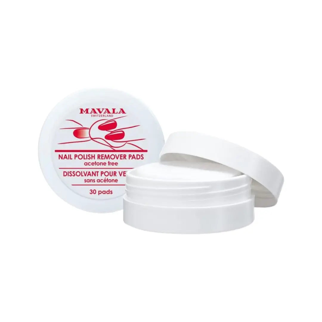 Mavala Nail Polish Remover Pads 30s | Acetone-Free Nail Polish Remover Discs
