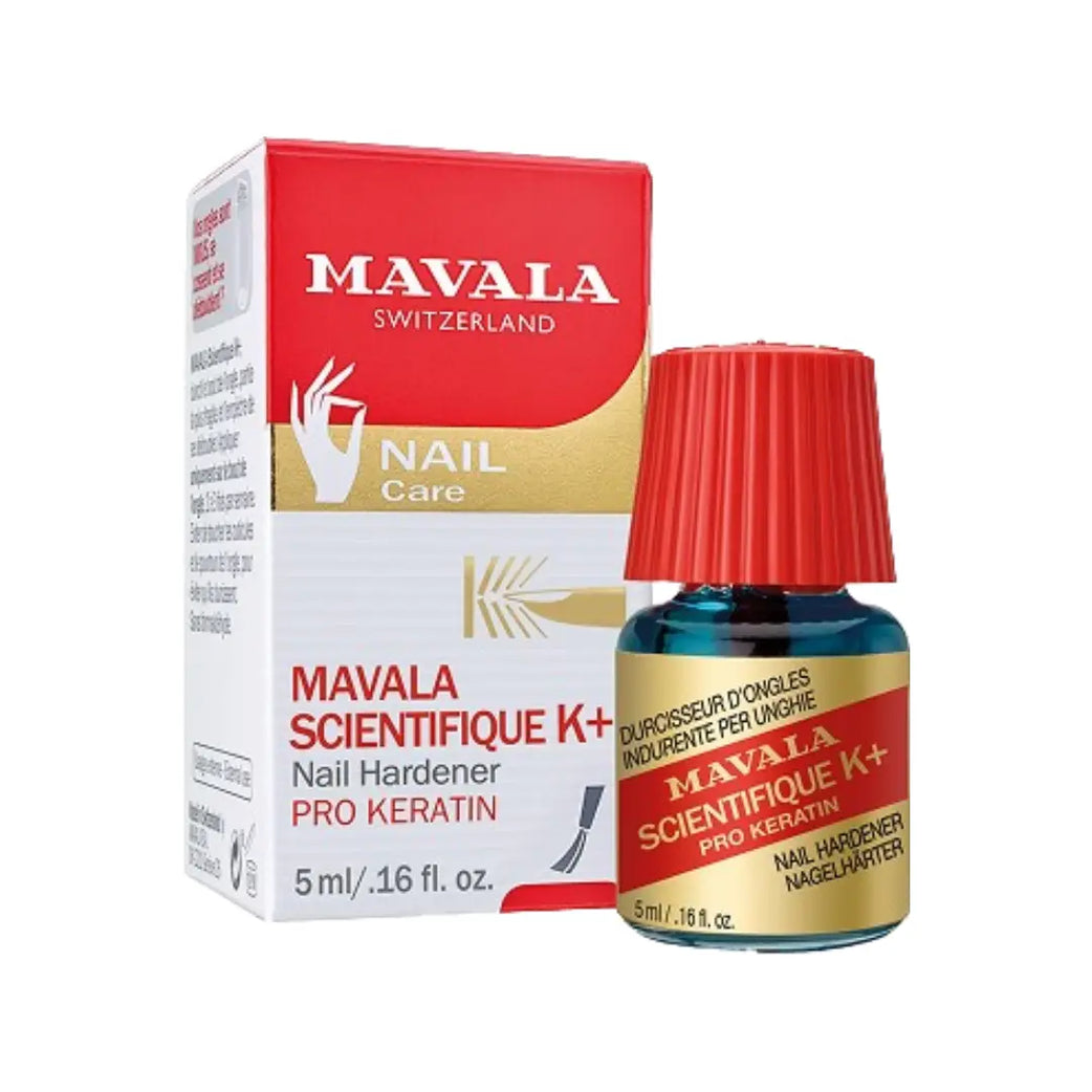 Mavala Scientifique K+ Pro Keratin Nail Hardener 5ml | Strengthening Treatment for Weak & Brittle Nails